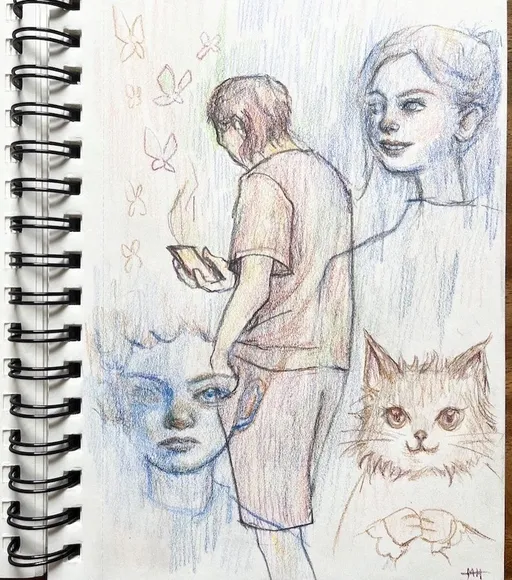 Attention Span sketch by Millie Ho thumbnail